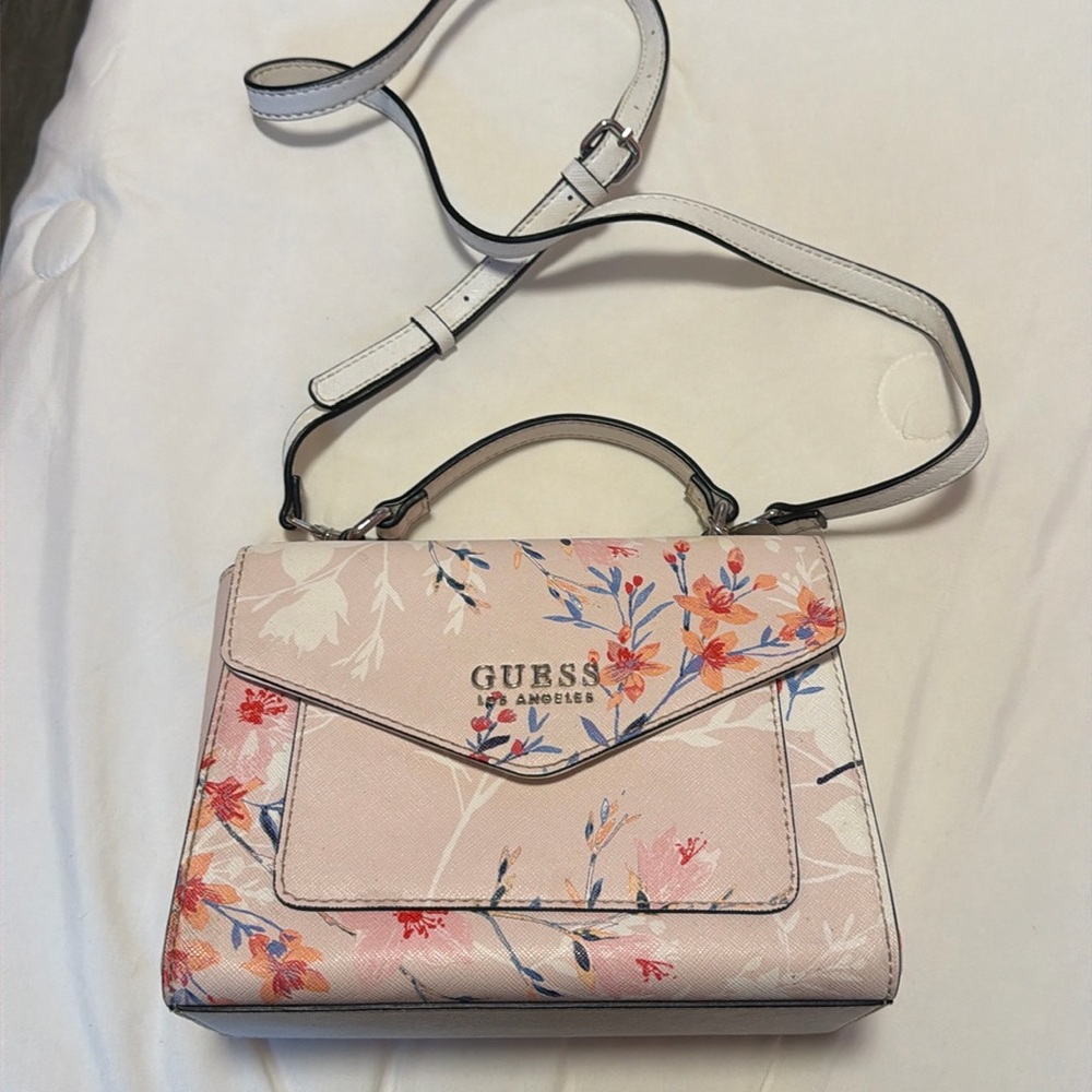 Guess floral crossbody bag